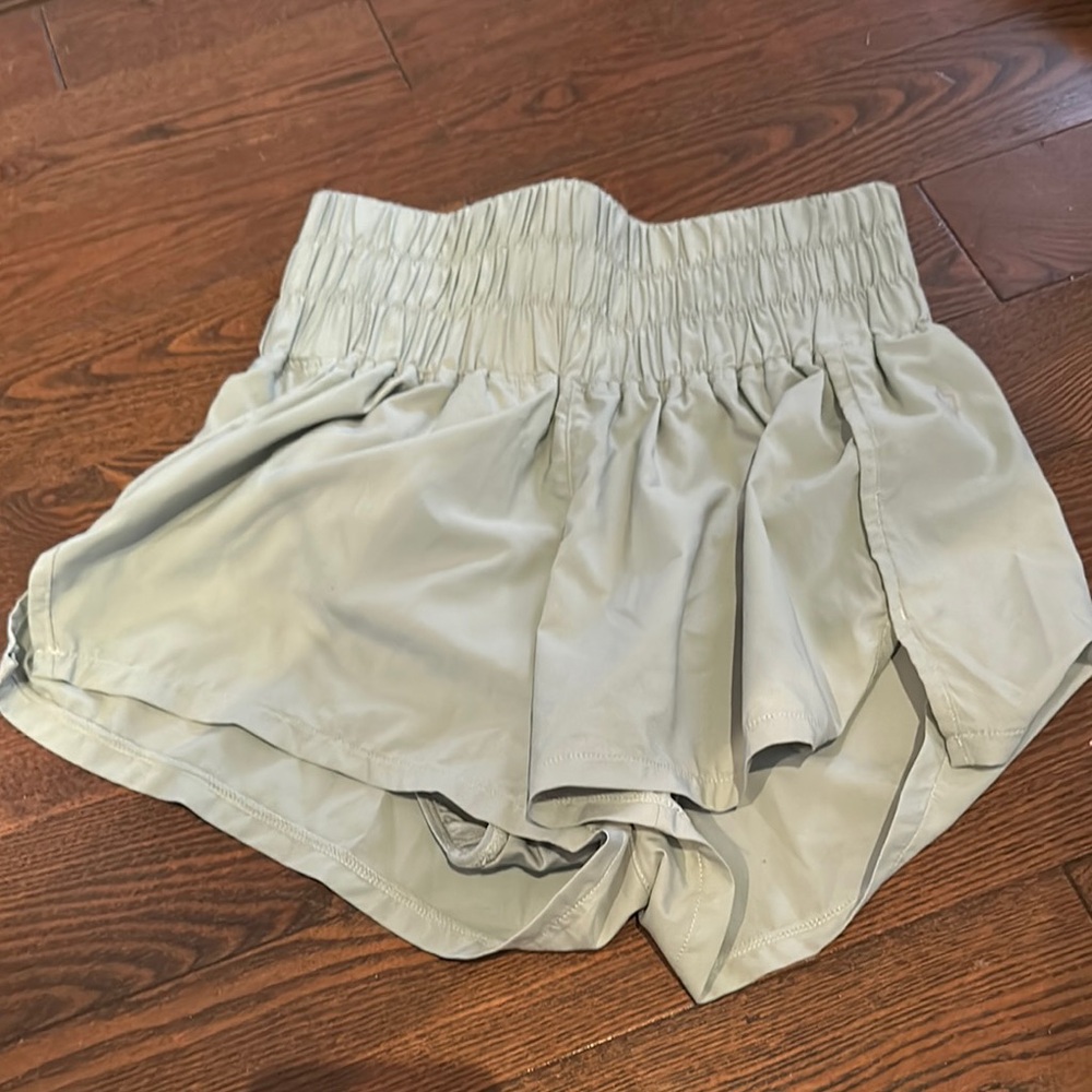 Athletic shorts with build in liner , loose